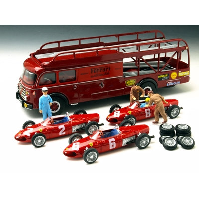 GAZOOショッピング FERRARI TRANSPORTER SET 1961（1／43）: クルマ関連 GAZOOショッピング