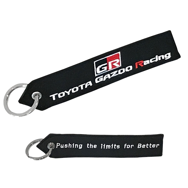 GAZOOショッピング TOYOTA GAZOO Racing フライトタグ（ブラック） 【Driving】: トヨタ関連 GAZOOショッピング