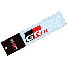 TOYOTA GAZOO Racing カッティングステッカーB（白）