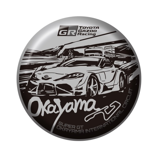 TOYOTA GAZOO Racing メタルバッジ SUPER GT岡山 【関連商品】