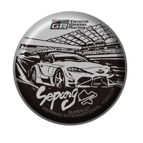 TOYOTA GAZOO Racing メタルバッジ SUPER GTセパン（マレーシア）