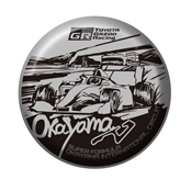 TOYOTA GAZOO Racing メタルバッジ SUPER FORMULAF岡山 【関連商品】